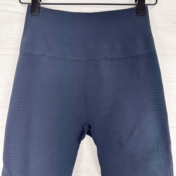 Lululemon Q5 Compression Leggings Women Size 6 Blue High Rise - Picture 2 of 10